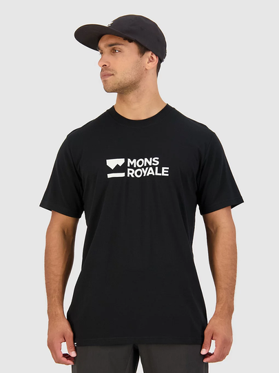 Mons Royale Merino Icon Tech Tee musta