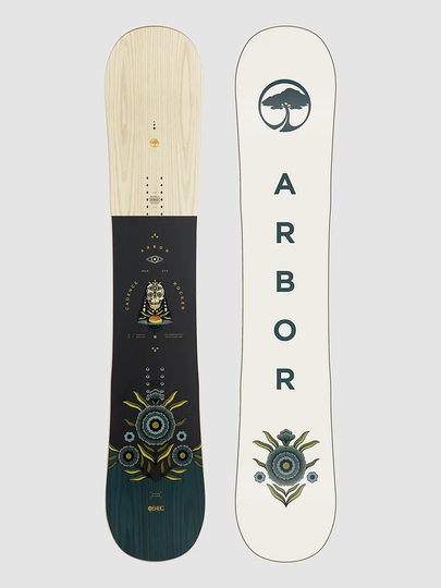 Arbor Cadence Rocker 143 2023 Snowboard ruskea