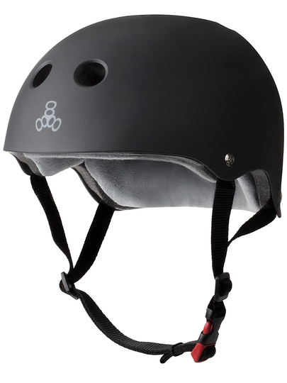 Triple 8 Dual Certified Sweatsaver Helmet musta