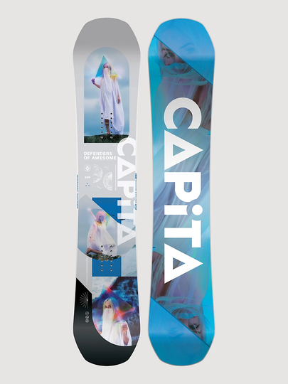 CAPiTA Defenders Of Awesome 153W 2023 Snowboard valkoinen