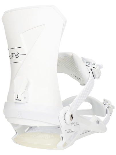 Nitro Zero 2023 Snowboard Bindings valkoinen