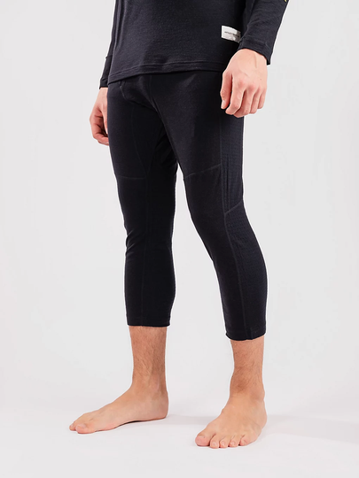 Artilect Goldhill 125 Zoned 3/4 Base Layer Bottoms musta