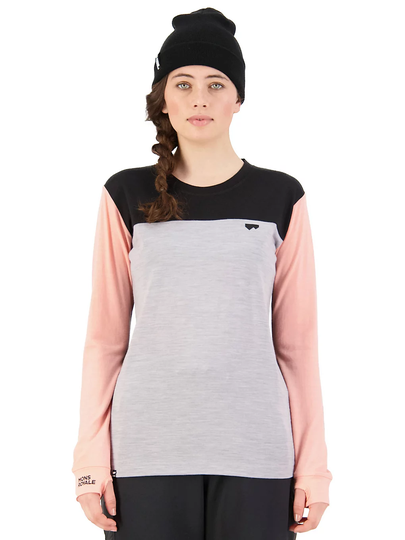 Mons Royale Merino Yotei BF Base Layer Top harmaa