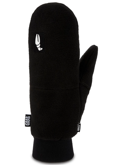 Crab Grab Fruzz Mittens musta