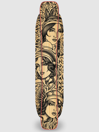 Hovland Snowskate 21Ram 9.5" x 36.75" Snowskate kuviotu