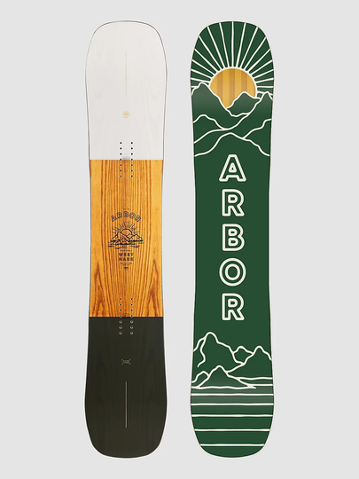 Arbor Westmark Camber Frank April 153 2023 Snowboard ruskea
