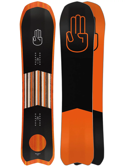 Bataleon Party Wave + 151 Snowboard musta