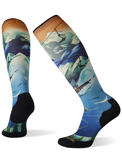 Smartwool Targeted Cushion Lift Bunny OTC Tech Socks sininen