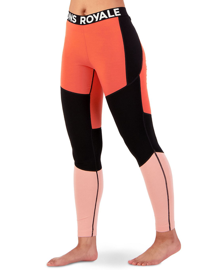 Mons Royale Merino Olympus Base Layer Bottoms oranssi