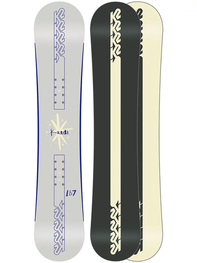 K2 Kandi 137 Snowboard harmaa