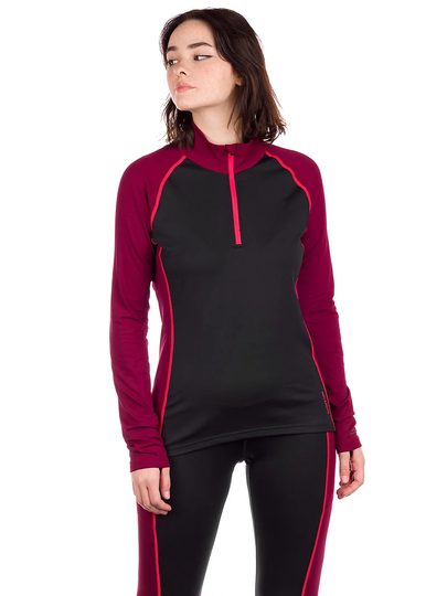 Burton Heavy Weight X 1/4 Zip Base Layer Top violet