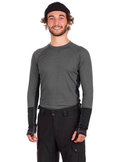 Artilect Goldhill 125 Zoned Crew Base Layer Top musta