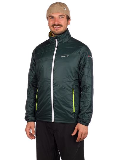 Ortovox Swisswool Piz Boval Insulator Jacket vihreä