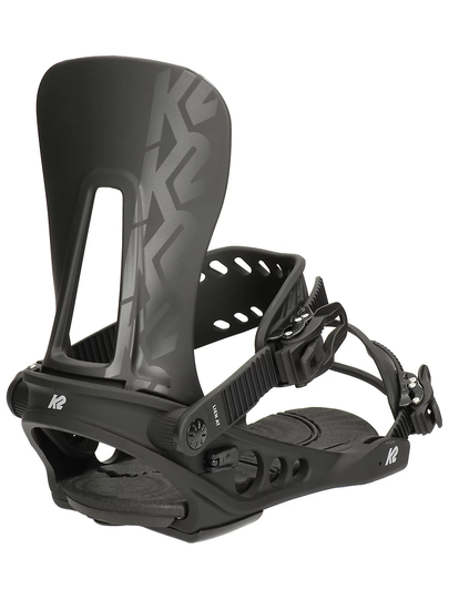 K2 Lien AT 2022 Snowboard Bindings musta