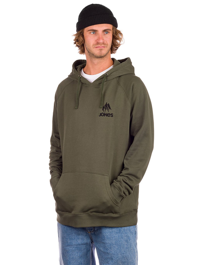 Jones Snowboards Truckee Hoodie vihreä