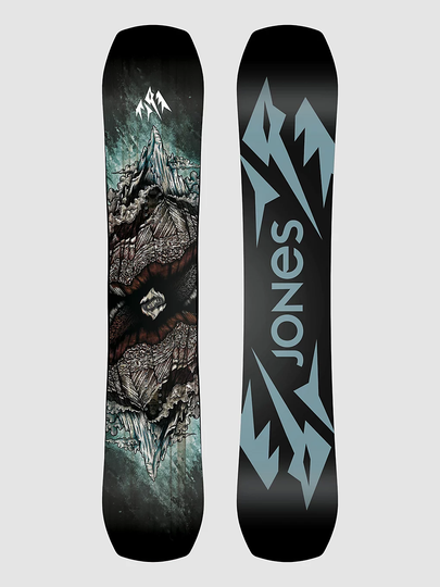 Jones Snowboards Mountain Twin 160 2023 Snowboard musta