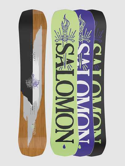 Salomon Assassin 153 2023 Snowboard ruskea