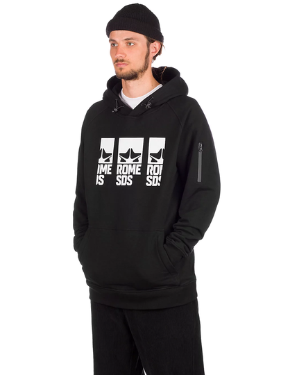 Rome Riding Shred Hoodie musta