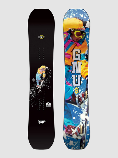 Gnu Young Money 135 2023 Snowboard musta